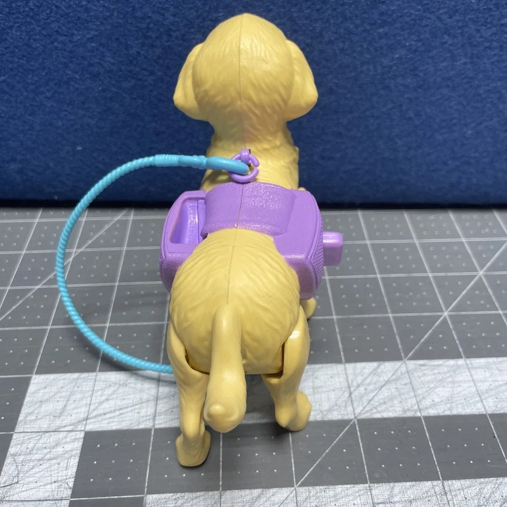 Mattel Barbie Wind Up Walk & Potty Pup Golden Retriever Dog Toy Incomplete Works
